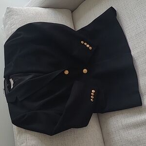 Black 100% Wool Blazer by Talbots